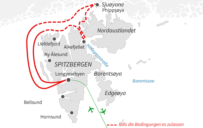 Höhepunkte Spitzbergens