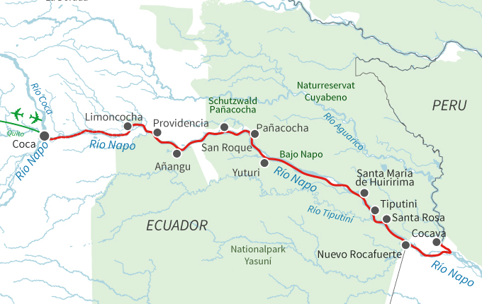 Amazonas Ecuador mit Manatee