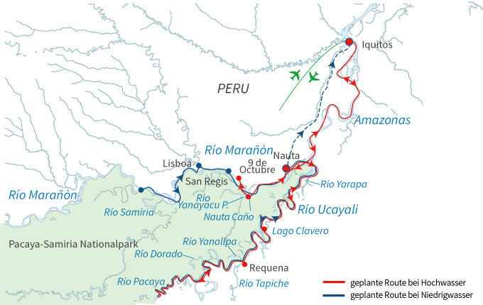 Amazonas Peru mit Aria Amazon