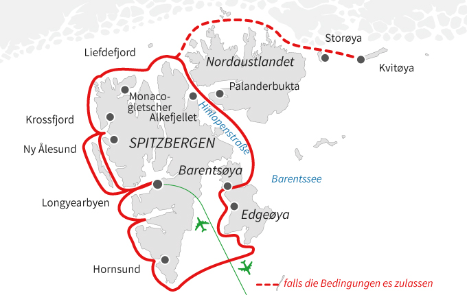 Spitzbergen Umrundung