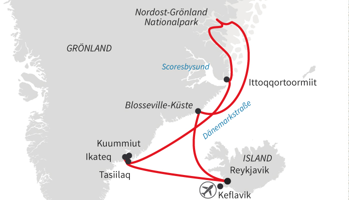 Ostgrönlands Küsten