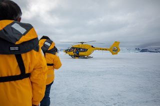 Antarktis mit dem Helikopter