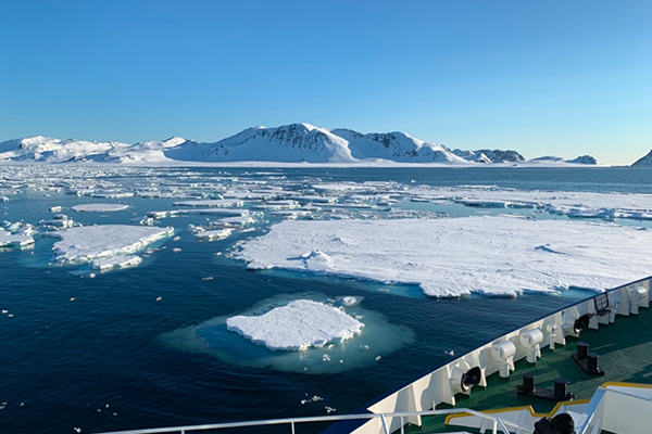 Pack ice Plancius Svalbard Sophie Richterova