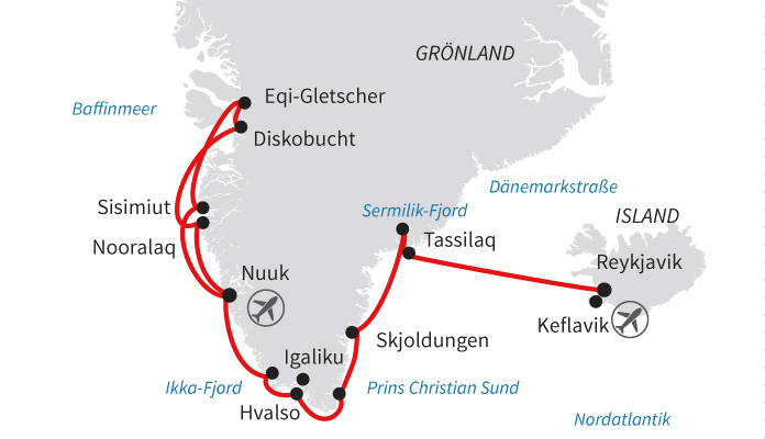 Grönlands Eisberge