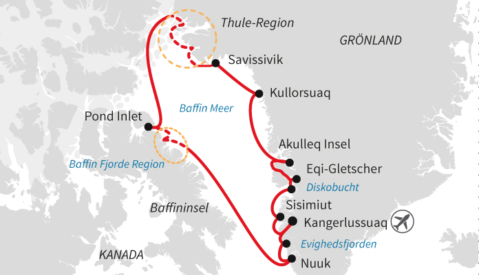 Kurs auf die ultimative Thule-Region