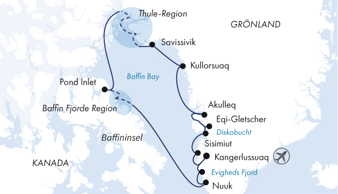 Kurs auf die ultimative Thule-Region