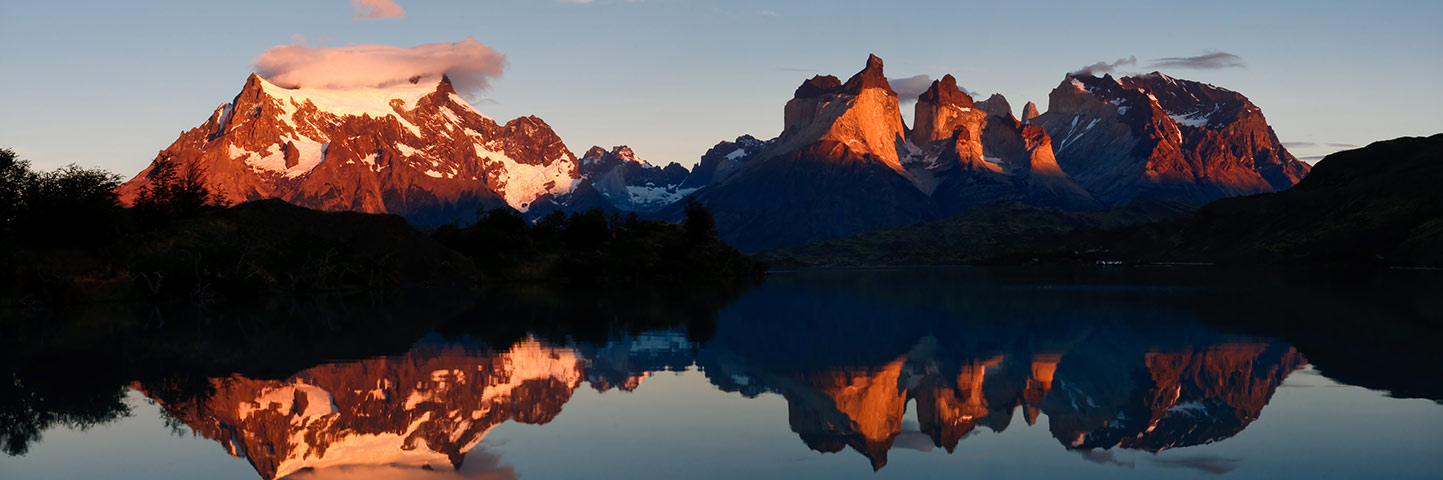 Torres del Paine liegt im chilenischen Teil Patagoniens