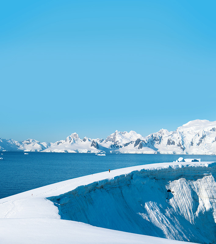 Landschaft der Antarktischen Halbinsel
