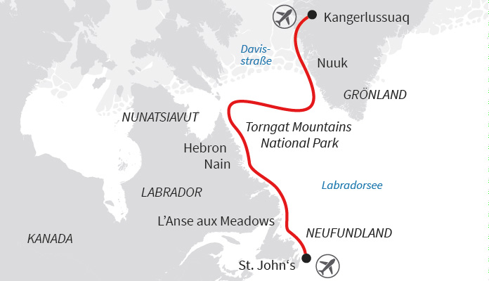 Grönland und Labrador