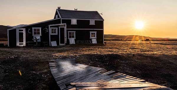 Sonnenuntergang in Grönland