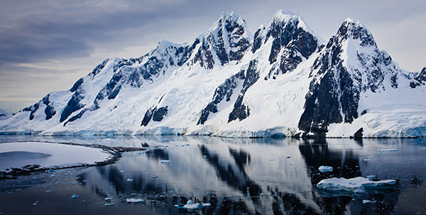 Antarktische Landschaft