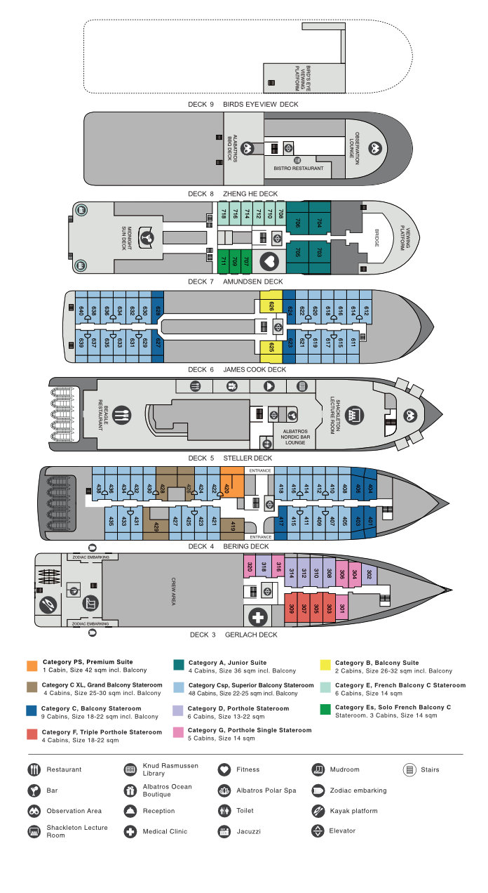 Deckplan Ocean Victory