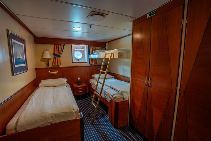 Lower Deck Dreibettkabine