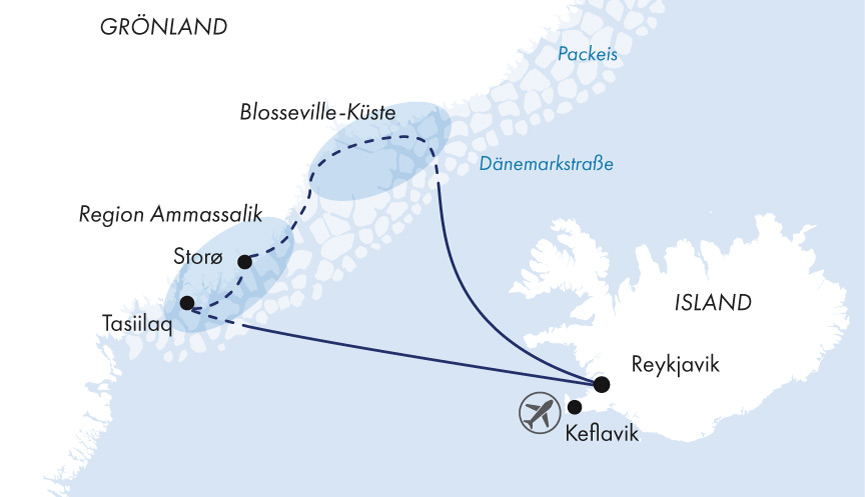 Natur pur in Ostgrönland