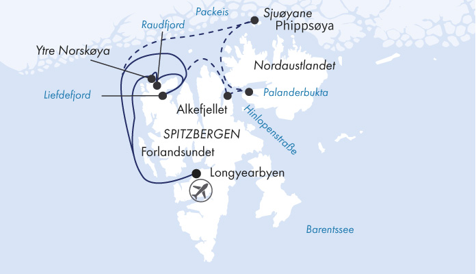 Nordspitzbergen – Auf der Suche nach Eisbären